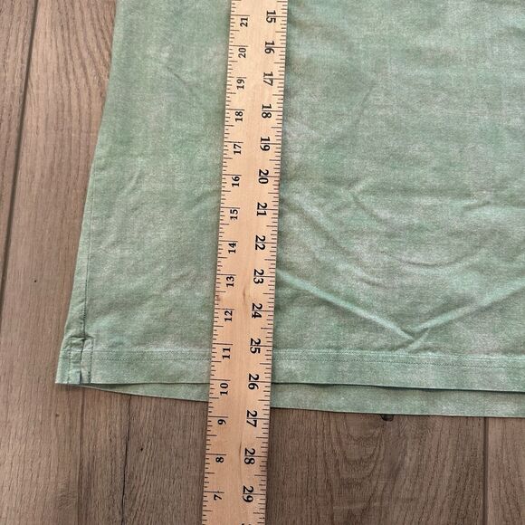 Bugatchi OooH Cotton Tech Polo Shirt Mens Medium Green 8-Way Stretch Golf - Picture 3 of 7